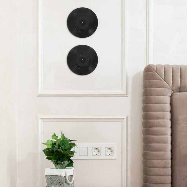 unbranded 6Ud Discos De Vinilo Decorativos Negros Para Fiesta Y Hogar