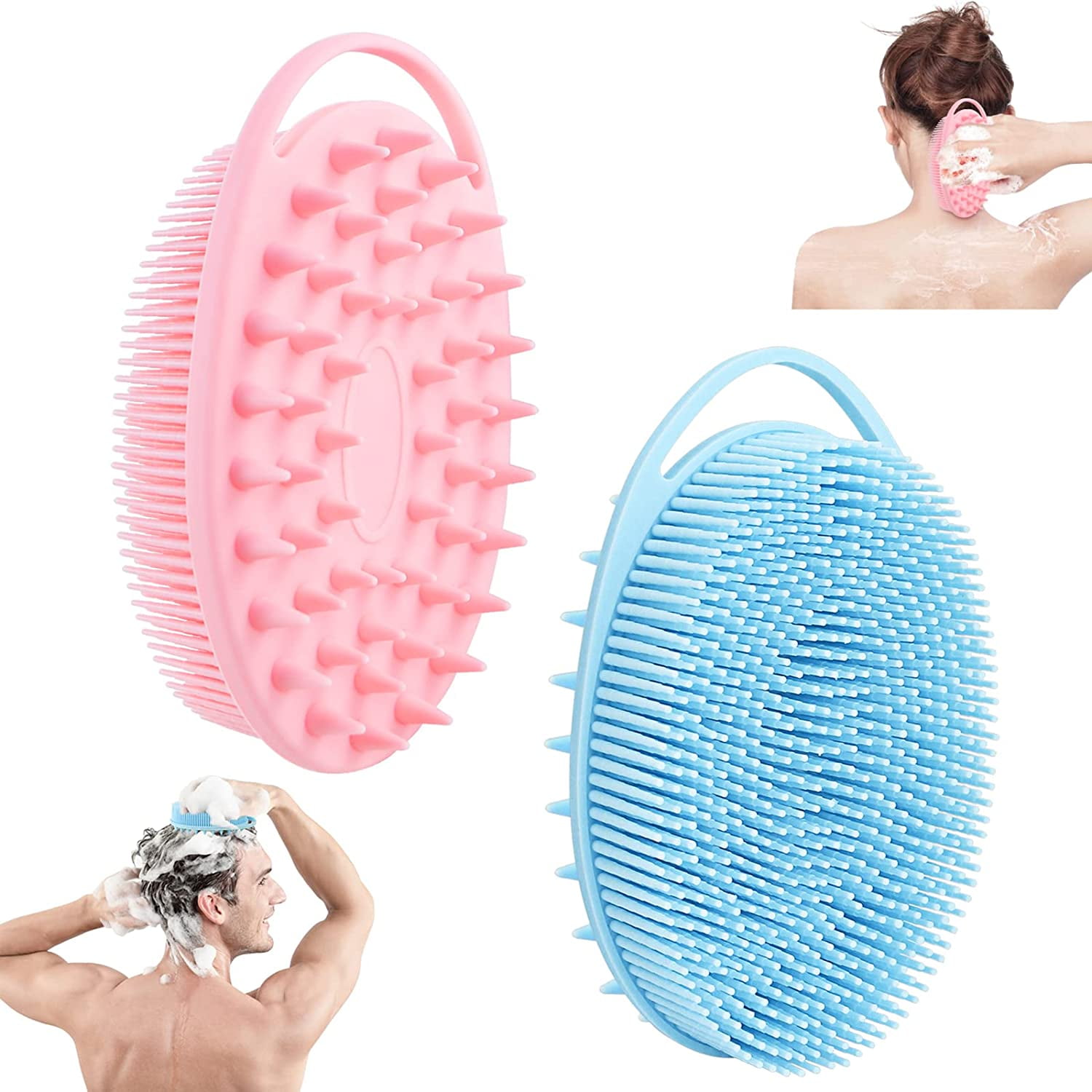 80ml Silicone Bath Body Brush Shower Scrubber With Gel Dispenser Soft  Massager Shower Loofah Brush Baby Shampoo Grooming Brushes - Bath Brushes,  Sponges & Scrubbers - AliExpress