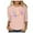 Rose, variante sur HNMKIU T-Shirt Décontracté et Élégant pour Femmes à Col Rond avec Manches à Pois et Design Imprimé Festif de Pâques Blanc, TG