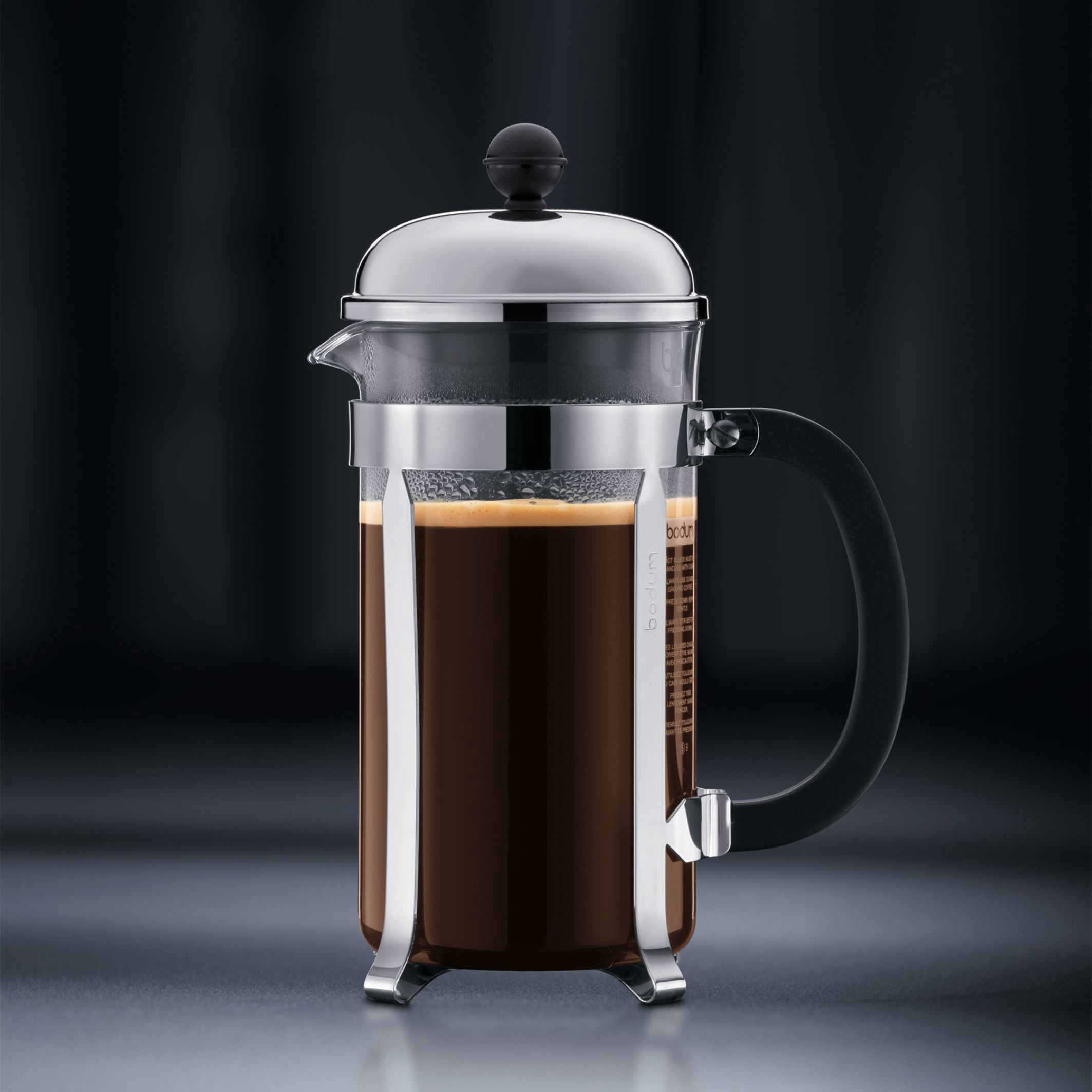 Bodum CHAMBORD French Press Coffee Maker, Glass, 1L, 34 oz, 8 Cup, Chrome -  Walmart.com