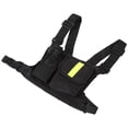 thumbnail image 3 of Paquete De Arnés De Pecho, Bolsa Frontal De Arnés De Pecho Correa De Hombro Ajustable Amarillo Brillante Para WalkieTalkie, 3 of 8