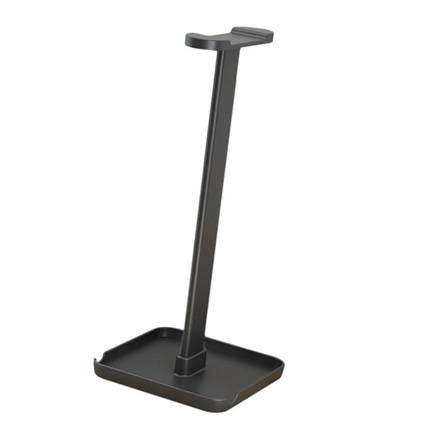 Soporte universal para auriculares, extraíble, para escritorio, para todos los tamaños de auriculares, color negro