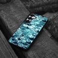 thumbnail image 4 of WIRESTER Shockproof Soft Rubber Cover Case for Samsung Galaxy S25 6.2" 2025, Mermaid Scales Blue Wave, 4 of 5