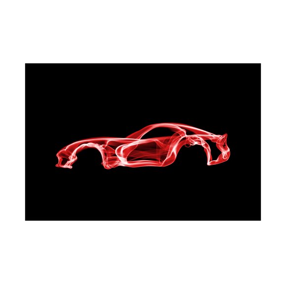 Trademark Fine Art 'Dodge Viper' Canvas Art by Octavian Mielu