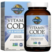 Garden of Life Vitamin Code 50 & Wiser Men, 120 Capsules
