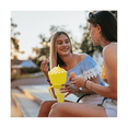 thumbnail image 3 of Gobelet de Stade avec Bol à Collation, Gobelet à Collation, Tasse à Collation Étanche, Tasse à Collation et à Boisson Réutilisable pour Adultes, Enfants-Rose, 3 of 7