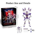 thumbnail image 2 of Figura de acción LUMRRSK T13 Mecha Samurai Robot con espada de 15,5 cm, 2 of 8