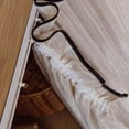 thumbnail image 6 of Wardrobe privacy curtain, curtain under the sink, bookshelf short curtain, country style window curtain privacy door curtain for shelves, windows, living room, 6 of 7