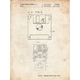 thumbnail image 2 of Borders, Cole 25x32 Black Ornate Wood Framed with Double Matting Museum Art Print Titled - PP87-Vintage Parchment 3 1/2 Inch Floppy Disk Patent Poster, 2 of 4