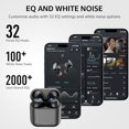 thumbnail image 3 of TOZO T6 (Ergonomic Edition) Wireless Earbuds Bluetooth 5.3 Headphones, Ergonomic Design in-Ear Headset, 50Hrs Playtime with Wireless Charging Case, APP EQ Customisable, IPX8 Waterproof, 2024 Version, 3 of 5