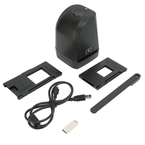 Film Negative Scanner, LED Backlight Mirror Function Portable 135mm 35mm JPEG Photo Film Slide Converter  For  XP Vista 7 8 10