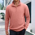 thumbnail image 2 of CONZONE Mens Pullover Sweatshirts Long Sleeve Sweatshirt for Men Trendy Plus Size Quarter Zip Stand Collar Fall Hoodie Sweatshirt, 2 of 5
