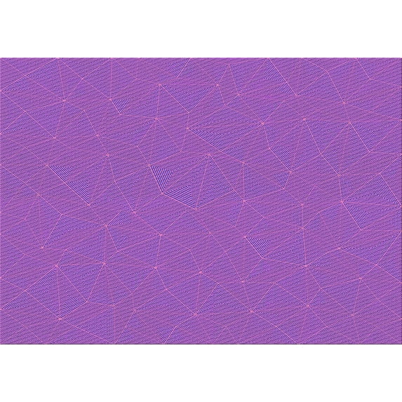 Ahgly Company Indoor Rectangle Patterned Crimson Purple Area Rugs, 2' x 4'