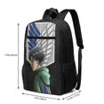 thumbnail image 3 of Attack On Titan Sports Backpacks 17 Inch Schoolbag Adults Rucksack Simple Casual Daypack Lightweight Laptop Backpack Computer Bag, 3 of 6