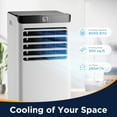 Portable Air Conditioner 14000 BTU portable AC with Heating, 4 Modes