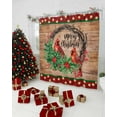 thumbnail image 5 of Christmas Cardinal Shower Curtain, Xmas Berry Farmhouse Wooden Grain Waterproof Fabric Shower Curtains with 12 Hooks, Bathroom Curtain Set for Bathroom Accessories Decor, 48 x 72 Inches, 5 of 9