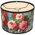 thumbnail image 2 of Pantalla de techo de bambú con patrón de flores, cubierta de luz, pantalla de luz, decoración del hogar, 2 of 2
