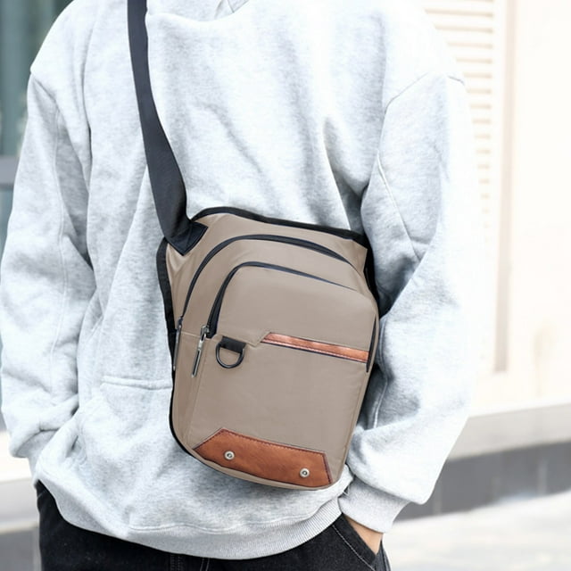 Xihbxyly Bolso Bandolera Deportivo Impermeable, Multifuncional, Ligero y Duradero, Ideal para Aventuras Al Aire Libre, Ideal para Escuchar Música, 26 X 22 X 8 Cm.