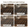 thumbnail image 7 of ODIKA 3'x5' Washable Accent Rug Pet Friendly, Non-Shedding Mat Plaid Foyer Gingham Intersecting Lines Geometric Traditional for Bedside, Nursery Room, 7 of 7