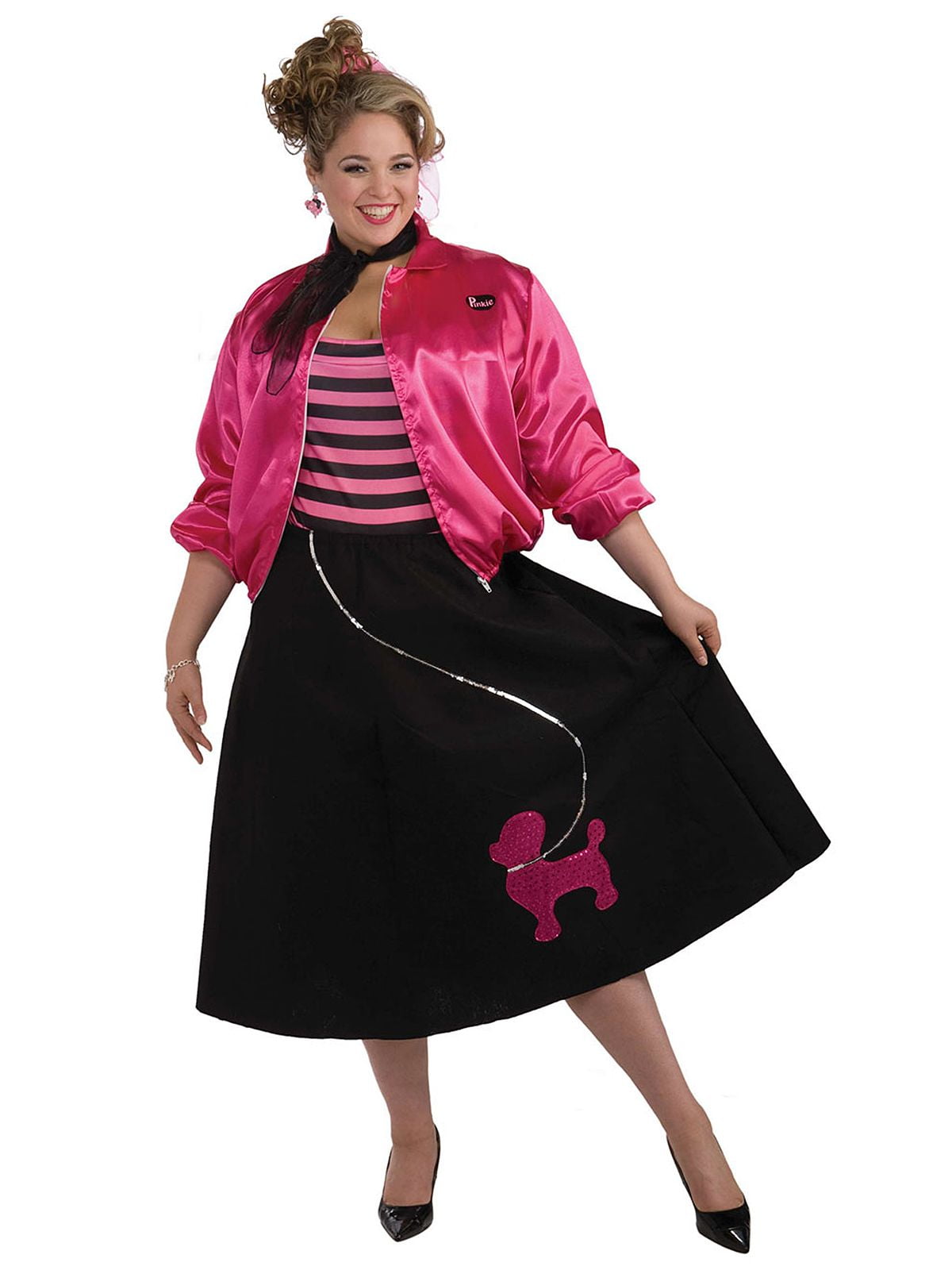 Plus Size Poodle Skirt 50s Costume Set 16 22 Com