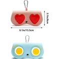 thumbnail image 2 of 2 Pcs Sunglasses Case Soft Bag Cute Pouch Soft Lining Protection Glasses Case Eyewear Pen Case, 2 of 5