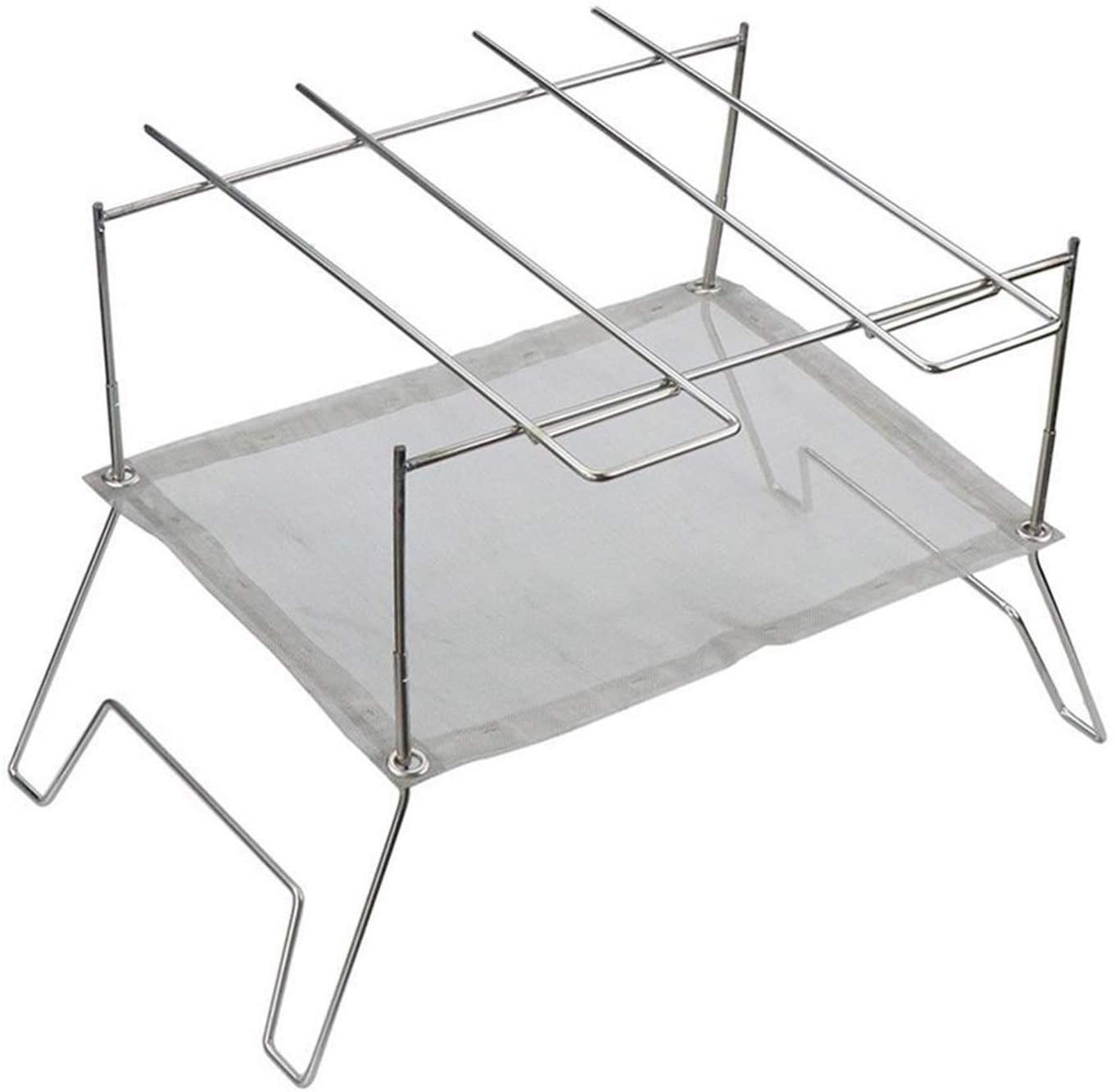 Barbecue grill, Outdoor Indoor Barbecue Charcoal Grill Stainless Steel