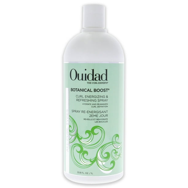 Spray energizante y refrescante Botanical Boost Curl de Ouidad para unisex - Spray para cabello de 33,8 oz Ouidad Ouidad Spray para el cabello 33.8 oz