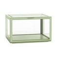 thumbnail image 1 of Vitrina organizadora de figuras de escritorio para muñecas, de acrílico, de alta transparencia, sellada y a prueba de polvo, color verde claro, 1 of 12