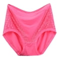 thumbnail image 1 of Gubotare Culottes Échancrées pour Femmes Sans Coutures Culottes Sans Coutures pour Femmes Invisibles Culottes Échancrées Bikini Doux Extensible Hipster (Rouge Melon D\'eau,TTTTG), 1 of 5