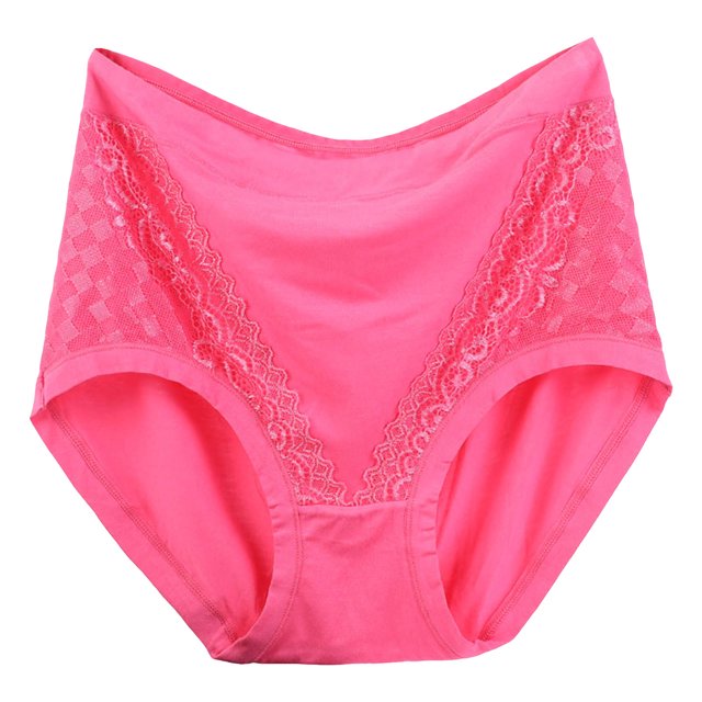 Gubotare Culottes Échancrées pour Femmes Sans Coutures Culottes Sans Coutures pour Femmes Invisibles Culottes Échancrées Bikini Doux Extensible Hipster (Rouge Melon D\'eau,TTTTG)