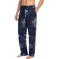 thumbnail image 5 of FREEAMG Men's Pajama Pants with Pockets Sleepwear Lounge Pants Stretch Casual Star Navy 17, 5 of 7