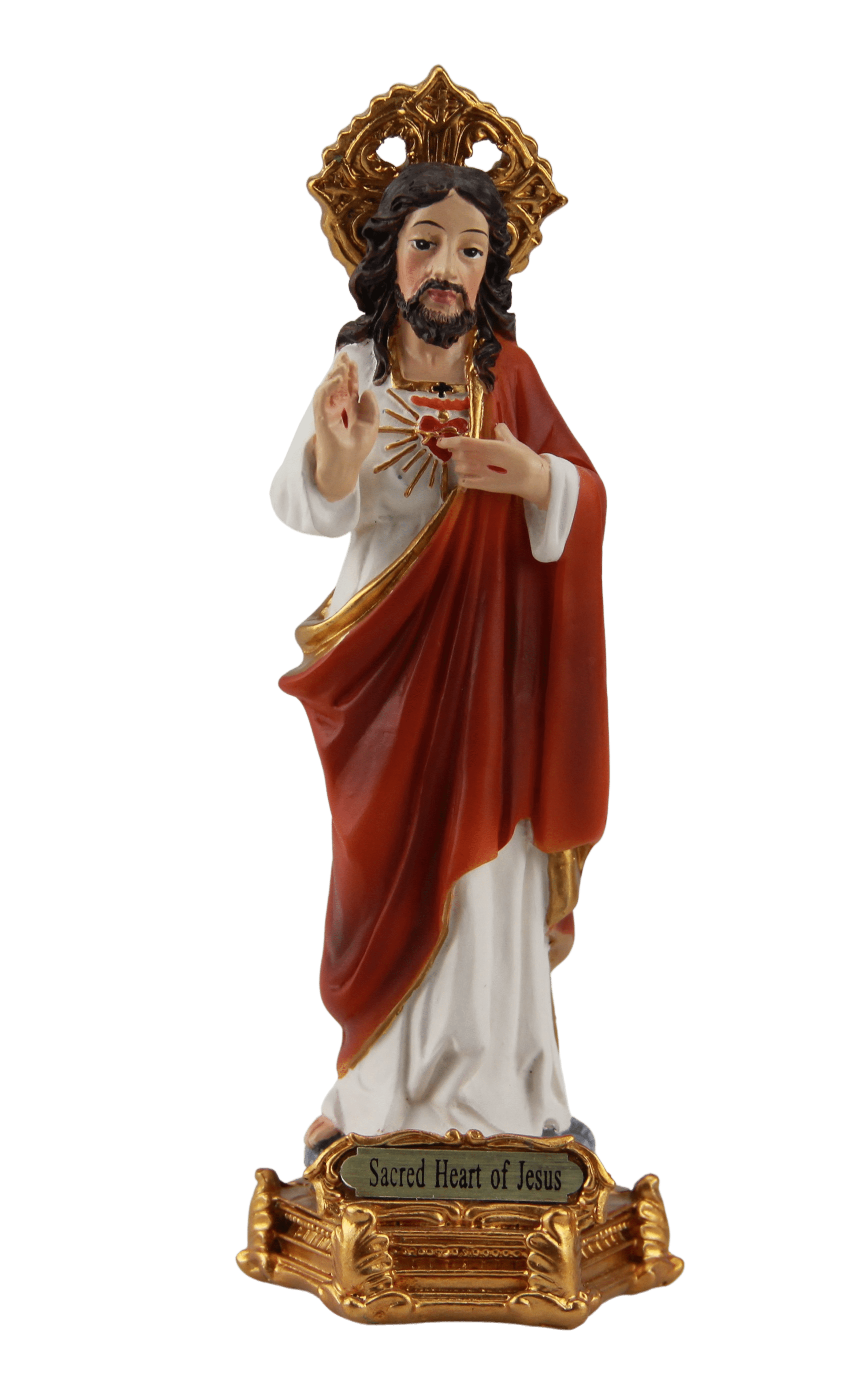 Sacred Heart of Jesus Christ Lord Catholic Religious 5 Inch Resin