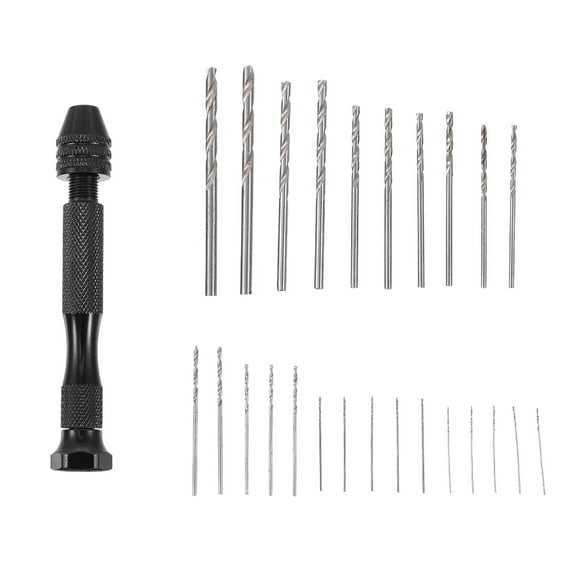 Pin Vise Hand Drill Manual Work DIY Tool Press Pen Black