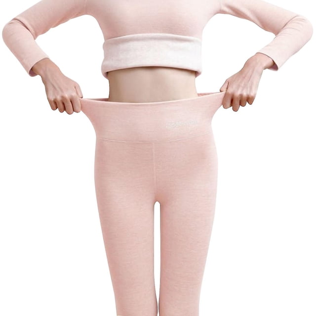 Pantalones sólidos de invierno cálidos e informales, polainas de lana de nubes suaves, polainas de invierno para mujeres -l-4xl100% nuevo