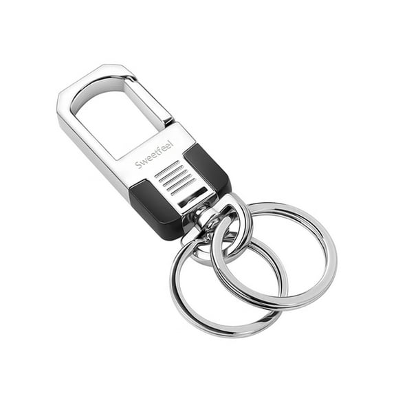 Sweetfeel Key rings, Metal Keychains Keyring Key Chain Ring Holder Organizer for Home Car Keys, Key Finder, 2 Pieces
