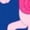 Royal Blue, variant on Pink Cartoon Horse Tee Women's -Image by Shutterstock