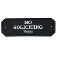 thumbnail image 3 of Flexible Garden Caution Warning Sign, Rust Free , Weather/Fade Resistant, NO SOLISITING_1, 3 of 8