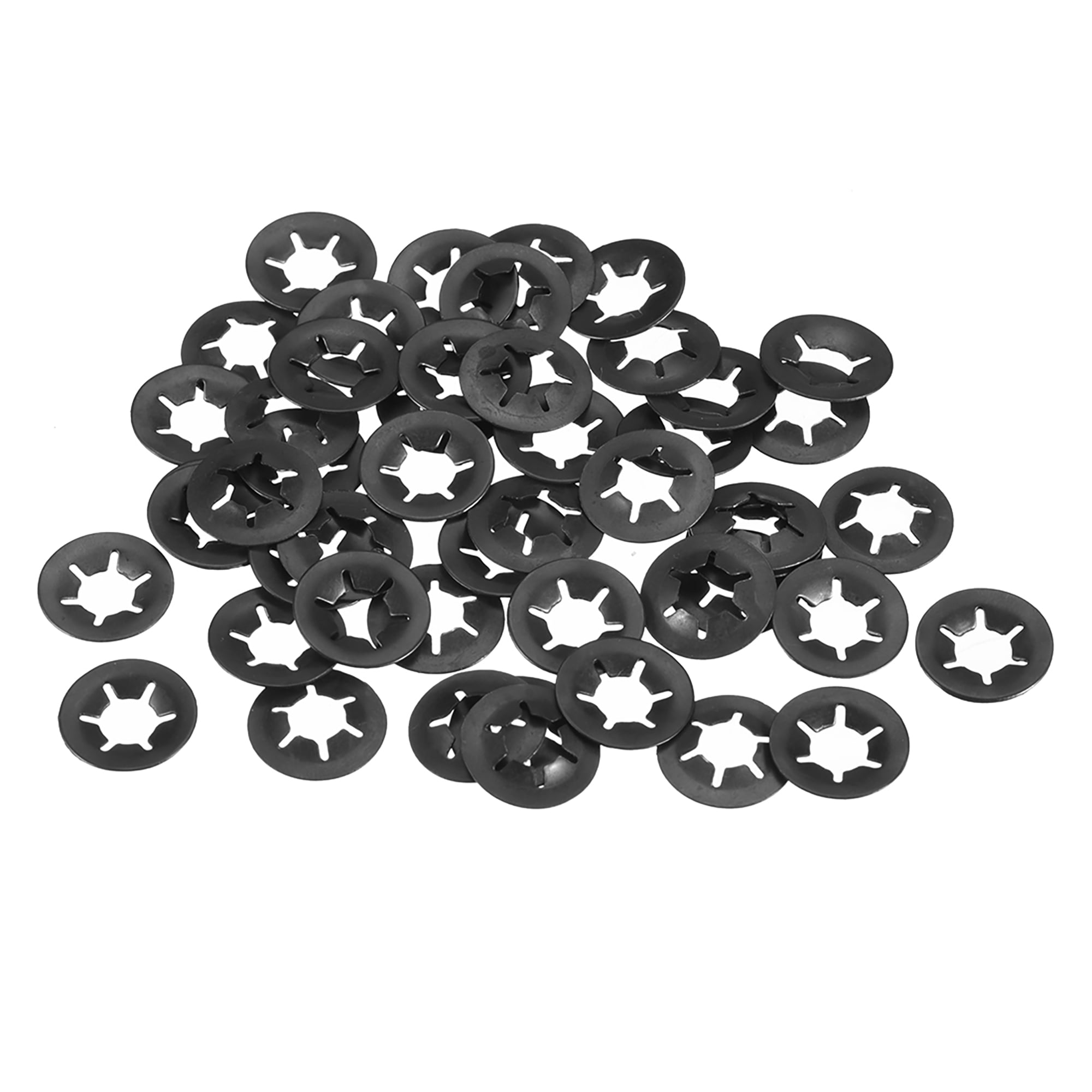 Starlock Washers , M6x14 Internal Tooth Clips Fasteners , Pack of 50
