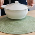 thumbnail image 4 of Placemats,Round Placemats for Dining Table Set of 4 Woven Heat Resistant Non-Slip Kitchen Table Mats Diameter 14 inch, 4 of 9