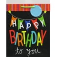 thumbnail image 2 of Multicolor Happy Birthday To You Paper Gift Bag, 10" x 12", by Way To Celebrate, 2 of 6