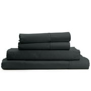 Eco 300- Thread Count, 100% Organic Cotton Sheet Set, Grey Suiting