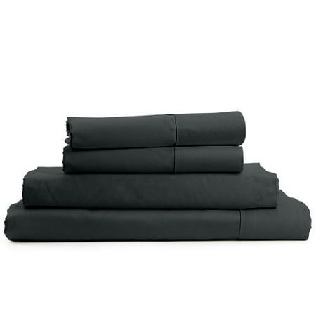 Eco 300- Thread Count, 100% Organic Cotton Sheet Set, Grey Suiting