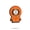 South Park - Kenny, variant on NEW Pins & Aces Peach Golf Ball Marker