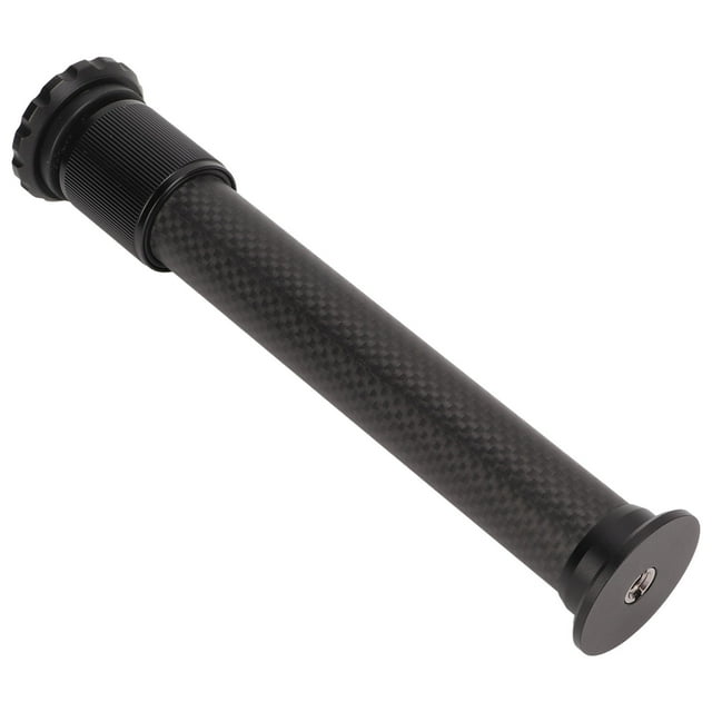 Tubo de extensión de trípode de fibra de carbono, tubo de extensión de trípode de fibra de carbono de 2 secciones Varilla de extensión de fibra de carbono Rendimiento inigualable