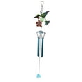 thumbnail image 2 of Eoperou Colorful Bird Flower Wind Chime with Aluminum Tubes/Bell Glow-in-the-dark Ball Hook Garden Patio Outdoor Decoration Metal Hanging Wind Bell Pendant Birthday Gifts, 2 of 8