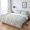 Blue, Teal, White, variant on 4 Pieces Duvet Cover Queen Bedding Sets Watercolor Mosaic Tiles Pattern for Bedroom Decor,Ultra Soft Luxury Comforter Cover Set with Bed Sheet and Decorative Pillow Shams