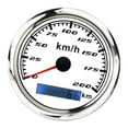thumbnail image 4 of Velocímetro de 85 Mm Indicador de Odómetros Señal de 0 Km / Colores - Blanco shamjiam Manómetro digital, 4 of 7