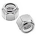 thumbnail image 3 of 1/2-13 Nylon Insert Hex Lock Nuts Locknuts, 304 Stainless Steel 18-8, Bright Finish, 25 PCS, 3 of 4