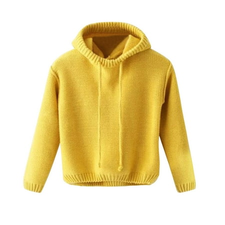 

Qufokar Girl Knit Sweater Baby Zip Up Jacket Toddler Kids Baby Girls Boys Knitted Sweater Hooded Pullover Sweatshirts Warm Long Sleeve Tops Fall Winter Clothes