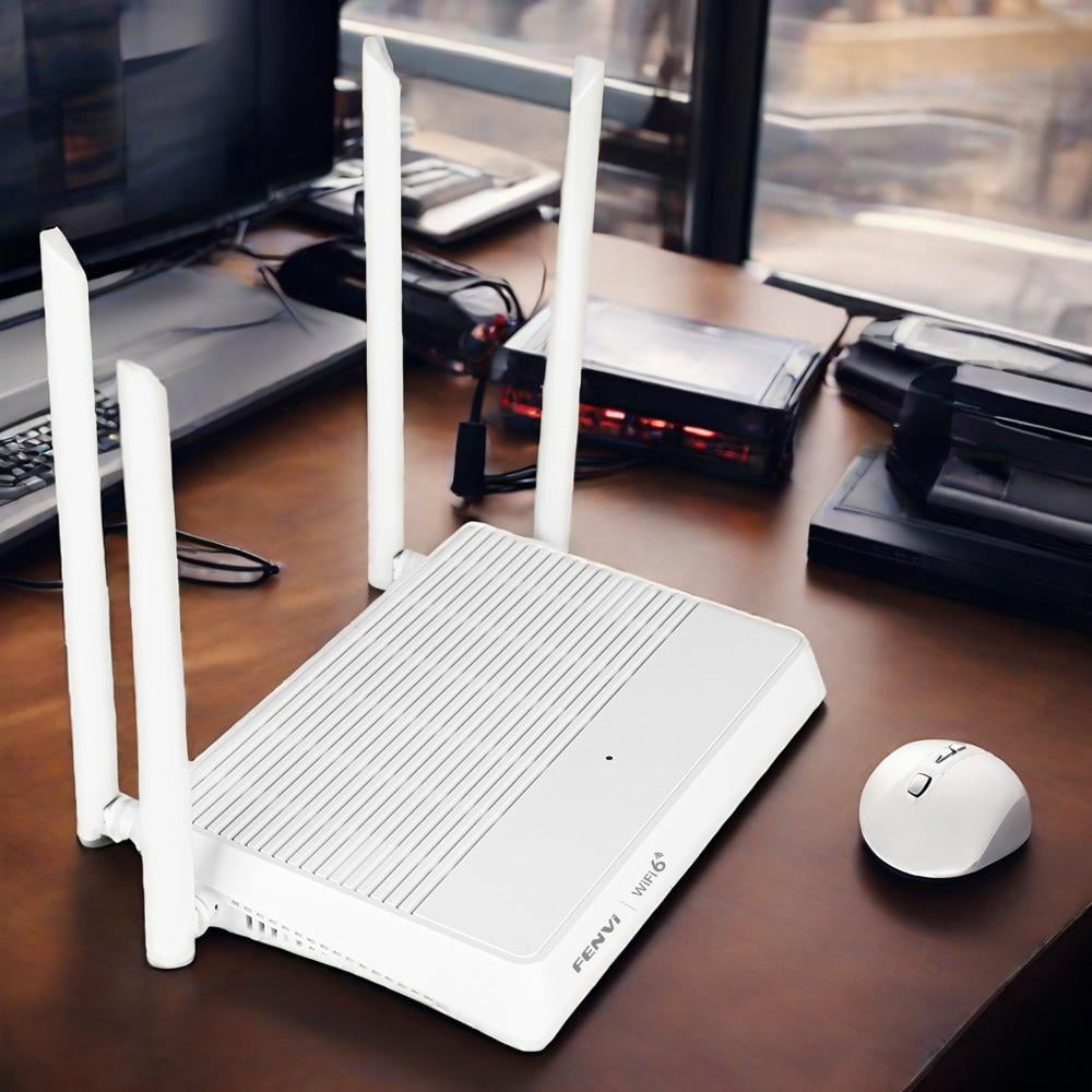 Fenvi AX3000 Wi-Fi 6 Dual-Band Mesh Router with Gigabit Antennas for Home